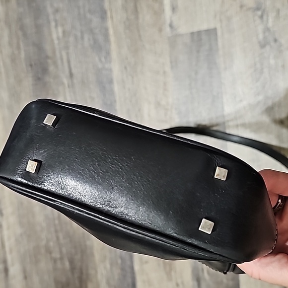 Wilson Leather Pelle Studio Black Crossbody Purse - Picture 6 of 12